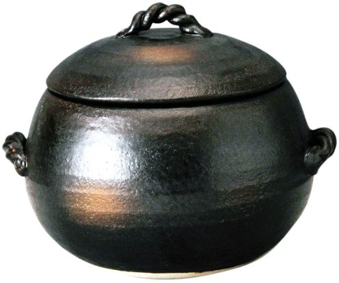 Misuzu clay Rice Pot - 720ml Capacity - Maximum Weight 1.9kg - Antique Finish