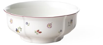 Villeroy & Boch Petite Fleur Schüssel rund, Premium Porzellan 21 centimeters, Weiß