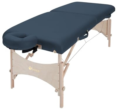 EarthLite Harmony DX Portable Massage Table Package, Includes Table + Face Cradle + Carrying Case, 30 x 73, Agate