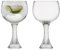 Anton Studio Designs Manhattan Handmade Gin Glasses for Wine, Cocktails, or Water - 350 ml - Clear - Set of 2 Elegant Cocktail Glasses