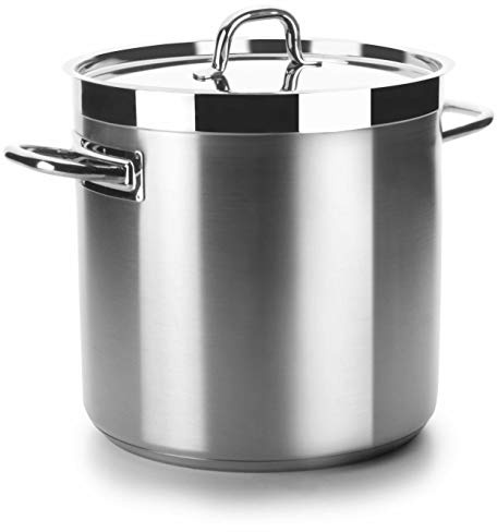 Lacor 54136S Chef Luxe - Pentola per zuppe da catering, senza coperchio, diametro 36 cm