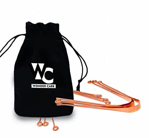 100% Kupfer Zungenreiniger Ayurvedischer Zungenschaber Zungenschaber gegen Mundgeruch Mundhygiene Antimikrobiell Artikel Indisches Ayurveda