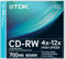 TDK T18792 CDRW High Speed Lot de 12 boîtiers Fins