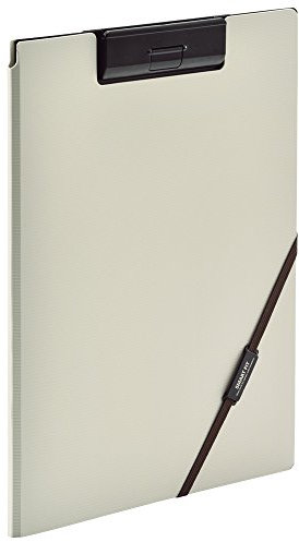 LIHIT LAB Raccoglitore a clip, multifunzione, formato A4, beige, F7560-16