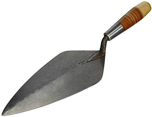 Kraft Tool RO316-12 12 Narrow London Brick Trowel w/Leather Handle