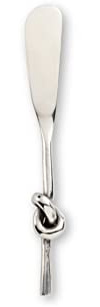 Abbott Collection Stainless Steel Knot Handle Butter Spreader