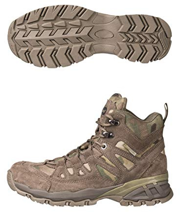 Mil-Tec Stivali da trekking Squad da uomo, Multicam, 46 EU