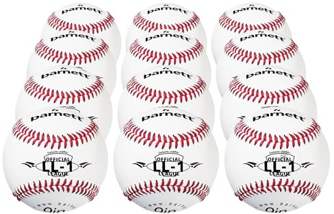 barnett LL-1 tävling/träning baseboll, 9'', vit, 1 dussin
