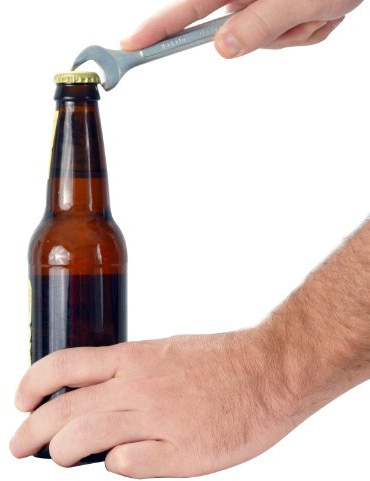 Southern Homewares Wrench Beer and Soda Bottle Opener - Makes the Perfect Man Dad Fathers Day Gag Novelty White Elephant Gift SH-10058