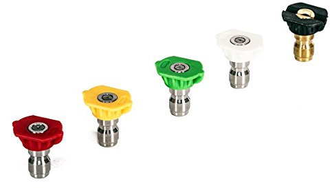 GreenWorks 5202402 Universal-Hochdruckreiniger-Sprühspitzen, 3300 PSI, 5 Stück