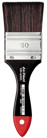 Da Vinci 5040 Series Top-Acryl Brush, Synthetic Fiber, Black/Red, 18 x 5 x 30 cm