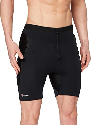 Precision Men's Goal-keeping Precision Neoprene Padded Goal Keeping Shorts, White, S
