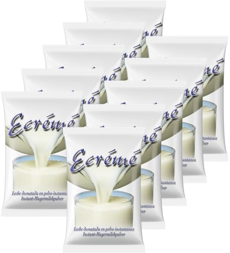 Ecrémé Milchtopping, 10 x 500g Instant Magermilchpulver