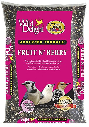 Wild Delight 365200 Fruit N' Berry Bird Food, 20 lb - Beige