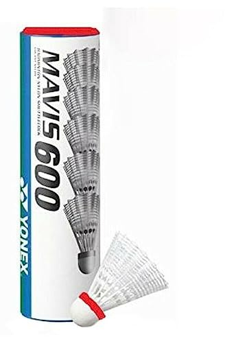 YONEX Mavis 600 Nylon Shuttlecocks, White, 78-Fast