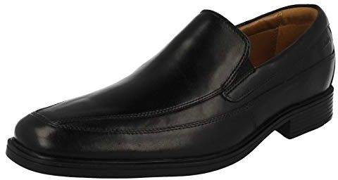 Clarks Tilden Free Mens Black Leather, 13