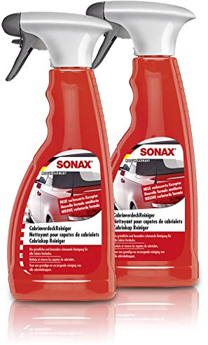 2x 500ml SONAX CABRIOVERDECKREINIGER CABRIO CARBRIOVERDECK VERDECK REINIGER