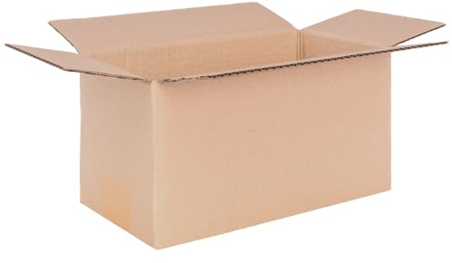 verpacking Hopfällbara kartonger 240 x 130 x 130 mm KK 22 Brun [Storlek och antal valbart] 1-lager små kartonger 25 st