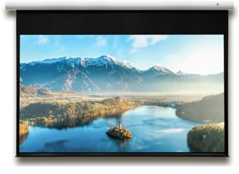 Deluxx Advanced Pantalla motorizada Elegance 203 x 114 cm Blanco Mate Polaro