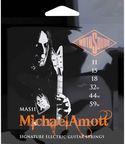 Rotosound Cuerdas para guitarra eléctrica Signature juego de Cuerdas MAS11 MICHAEL AMOTT SIGNATURE Custom 11-59