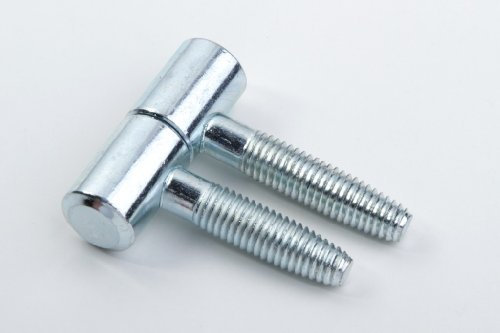 2 x cerniera a bussola, cerniera a vite, bandella per porta, metallo zincato, 13 mm