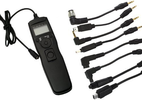 FOTGA Intervallomètre Déclencheur à Distance avec minuterie Remote Shutter Release Cord pour Nikon D800 D810A D700 D700S D300 D300s D200 D1H D1X D2X D3x D3s D4 D3 D2