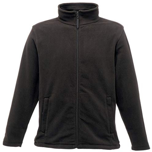 Regatta Men's Micro Full Zip Fleece Jacket, Black (Black), XX-Large (Manufacturer Size:XXL)