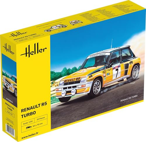 Heller - 80717 - Maqueta para Construir - Renault R5 Turbo - 1/24