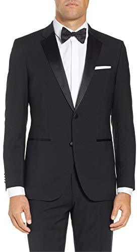 Adam Baker Men's BL501 Classic Fit Tuxedo Suit - Black - 34S
