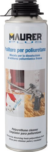 PULITORE x SCHIUMA POLIURETANICA 500ML MAURER - PER PISTOLA
