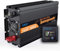 EDECOA Wechselrichter 12v auf 230v Reiner Sinus 2500w Wohnwagen Spannungswandler 2X USB und Fernbedienung KFZ Stromwandler Inverter 12v 220v Umrichter (2500w 12v)