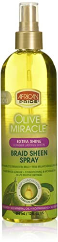 African Pride Braid Sheen Spray Extra Shine 355 ml