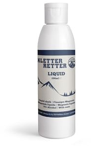 Sauveur d'escalade Magnésie Liquide 200 ml – Liquid Chalk – Nouvelle Formule : épais et plus faciles à utiliser