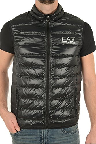 Emporio Armani Train Core dunväst för män, svart, XL