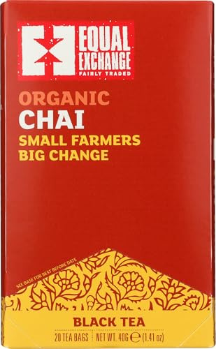 Equal Exchange Black& Chai 20 Bag