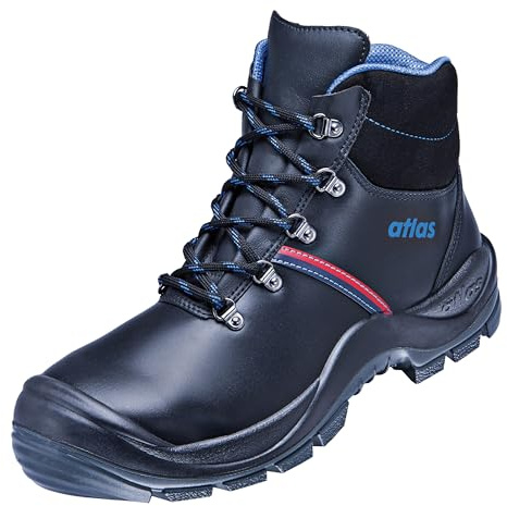 Atlas Anatomic BAU 500, Arbeitsschuh Klasse: EN ISO 20345:2011 S3, Schwarz, 41 EU