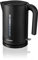 Cloer 4110 Wasserkocher, 2200 W, große Wasserstandsanzeige, Kalkfilter, Trockengeh- und Überhitzungsschutz, 1,7 Liter, schwarz