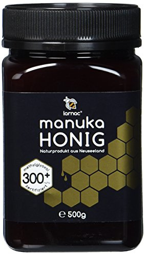 Larnac Manuka Honig 300+ MGO aus Neuseeland, 500g, zertifizierter Methylglyoxalgehalt
