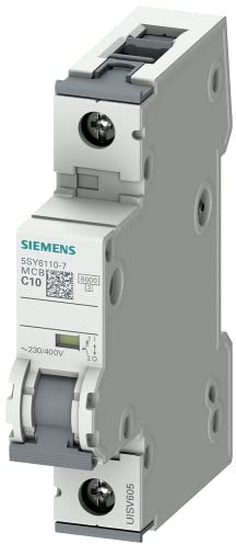 Siemens 5SY61067 Leitungsschutzschalter 6kA C6 1P in 1TE 230/400V, MCB, Sicherungsautomat