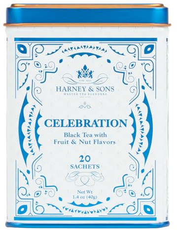 Harney & Sons CELEBRATION Tea 20 ct Sachet TIn