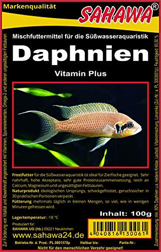 Hobby Aqua Daphnia (Wasserflöhe) Frostfutter 500g für Süßwasserfische, Geschmacklos, Ohne chemische Zusätze und Konservierungsstoffe, 0.5 kg