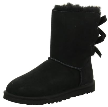 UGG Bailey Bow Ii, Stivali Classici, Donna, Nero, 36 EU