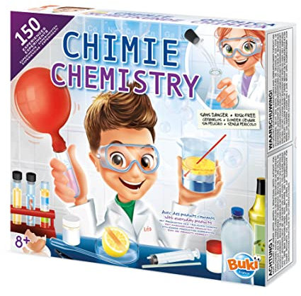 BUKI France 8360 - Chemie 150 Experimente, Europäisch Version, White