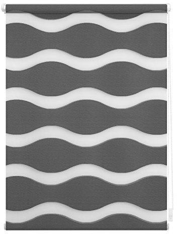 Lichtblick Doppelrollo Klemmfix ohne Bohren, Welle, Blickdicht, Klemmträger-Montage, Sichtschutz, Wandmongtage, Deckenmontage, für Fenster und Türen 60 cm x 150 cm (B x L), Anthrazit