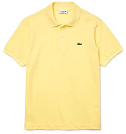 Lacoste L1212 T-Shirt Polo, Jaune, M Uomo