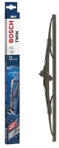 Bosch Scheibenwischer Twin380U, Länge: 380mm – einzelner Scheibenwischer für Frontscheibe