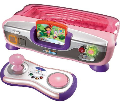 Vtech - 80-078855 - Console - VSmile Motion - Console Rose + Jeu Dora