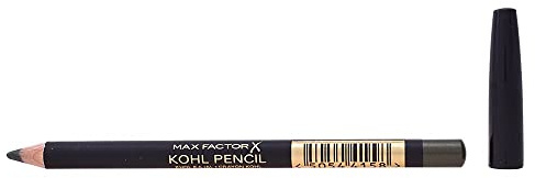 Max Factor Kohl Kajal Olive 70 – Grüner Kajal perfekt für Smokey Eyes – Lidstrich auftragen leicht gemacht – 1 x 4 ml