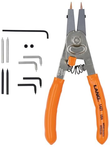 Lang tools 1421 Quick Switch Circlip Plier Set,Silver