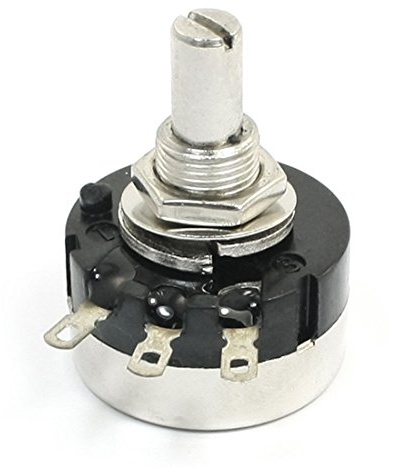 uxcell Wire Wound Linear Variable Rotary Potentiometer, RV24YN20S 50K Ohm B50K